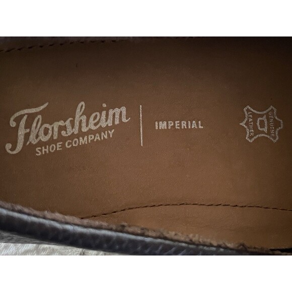 Florsheim Bit Loafers Dark Brown Pebbled Leather Drivers Shoe Mens 10.5 EEE main image 4